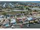 Waterfront neighborhood with homes, private docks, and canals, providing scenic views and boating access at 727 Flamingo Dr, Apollo Beach, FL 33572