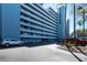 Exterior view of One Laurel Place featuring covered parking and ample space at 201 W Laurel St # 811, Tampa, FL 33602