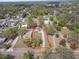 Aerial view of the property showcasing its location amidst a neighborhood and surrounding nature at 4020 Amber Rd, Valrico, FL 33594