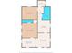 Floor plan depicts 3 bedrooms, 2 bathrooms, living room, dining area, kitchen, entry and a hallway at 9315 N 19Th St, Tampa, FL 33612