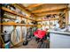 Organized shed interior with shelves, tools, and ample storage space for various items at 1145 Dixon Ct, Dunedin, FL 34698