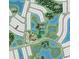 Aerial view of the community showcasing the resort amenity, wetland preserves, and home sites at 29513 Velletri Ln, Wesley Chapel, FL 33543