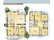 Detailed floor plan showcasing layout of two-story home featuring 4 bedrooms and 3 baths at 324 37Th Ne Ave, St Petersburg, FL 33704