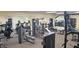 Well-equipped gym featuring modern exercise machines, weights, and a mirrored wall for a complete workout experience at 5200 Brittany Dr. S # 706, St Petersburg, FL 33715