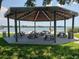 Relaxing picnic area with multiple tables and a picturesque waterfront view for outdoor enjoyment at 5200 Brittany Dr. S # 706, St Petersburg, FL 33715