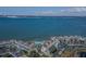 Panoramic aerial shot of a condo complex by the water, offering beautiful scenic views from above at 5277 Isla Key S Blvd # 422, St Petersburg, FL 33715
