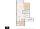 Detailed floor plan showcasing the layout of the home, including living room, kitchen, bedrooms, and baths at 5277 Isla Key S Blvd # 422, St Petersburg, FL 33715