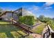 Backyard landscape with steps down to water view at 7226 Bryce N Pt, Pinellas Park, FL 33782