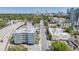 Expansive aerial view captures the neighborhood's tree-lined streets and highlights the buildings access to urban amenities at 841 4Th N Ave # 57, St Petersburg, FL 33701