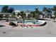 Community pool featuring an area to relax with plenty of seating and great amenities at 8567 W Gulf Blvd # 17N, Treasure Island, FL 33706