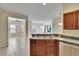 Bright kitchen featuring stainless steel appliances and a view to the living spaces at 178 Shell Falls Dr, Apollo Beach, FL 33572