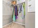 Well-organized walk-in closet with ample storage space for clothes and accessories at 19437 Ship Wheel Way, Land O Lakes, FL 34638