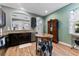 Kitchen featuring granite countertops and wood flooring, adding warmth and style at 208 W Amelia Ave # 1, Tampa, FL 33602