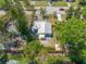 Attractive home featuring a fenced yard, convenient parking, and mature trees for privacy at 217 Emerald Ln, Largo, FL 33771