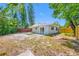 Backyard with patio, privacy fence, and room for outdoor activities and relaxation at 217 Emerald Ln, Largo, FL 33771