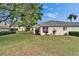 Well maintained backyard of a single Gathering home at 2222 Mayfield Palms Ln # 322, Sun City Center, FL 33573