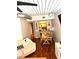 Inviting living area features wood floors and comfortable seating at 2320 W Azeele St # 317, Tampa, FL 33609
