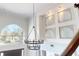 Elegant foyer features an eye-catching chandelier and high ceilings at 6413 Maclaurin Dr, Tampa, FL 33647