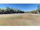 Scenic golf course view with lush green grass, mature trees, and sand traps under a clear blue sky at 6413 Maclaurin Dr, Tampa, FL 33647