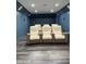 Home theater with tiered seating and plush reclining chairs for the perfect movie experience at 6413 Maclaurin Dr, Tampa, FL 33647