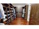 Large walk-in closet with lots of shelving and storage space at 6413 Maclaurin Dr, Tampa, FL 33647