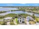 Modern home rendering nestled in a community with a waterfront view at 734 Weedon Ne Dr, St Petersburg, FL 33702