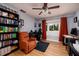 Bedroom area with shelving, window seat and natural light at 8871 94Th St, Seminole, FL 33777