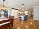Spacious kitchen with a large island, white cabinetry, and modern appliances at 272 S Port Royal Ln, Apollo Beach, FL 33572