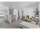 A neutral upstairs landing provides access to multiple bedrooms at 30753 Penny Surf Loop, Wesley Chapel, FL 33545