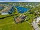 Playground and green space in a lovely community featuring a waterway at 318 Blackrock Ln, Apollo Beach, FL 33572