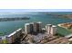 Scenic aerial shot of waterfront condos, bridge, and stunning bay views at 5200 Brittany S Dr # 1503, St Petersburg, FL 33715