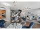 Inviting space showcasing a dining area, living area, modern decor, and hardwood floors at 555 52Nd N Ave, St Petersburg, FL 33703