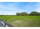 View of expansive land with trees, including an interesting fence in the foreground at 808 Old Welcome Rd, Lithia, FL 33547