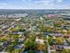 Overhead view shows the property and its location close to the highway and a large stadium at 8693 15Th N St, St Petersburg, FL 33702