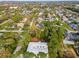 A view from above showing the home and the surrounding community at 8693 15Th N St, St Petersburg, FL 33702