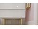Vanity has white drawers with bamboo legs in an updated bathroom with yellow tile floor at 8693 15Th N St, St Petersburg, FL 33702