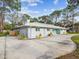Well-maintained, painted brick home featuring a spacious driveway and manicured landscaping, offering great curb appeal at 8693 15Th N St, St Petersburg, FL 33702