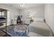 Bedroom featuring a built-in desk area, plush rug, and plenty of natural light at 1205 13Th N St, St Petersburg, FL 33705