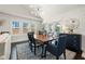 Bright dining room with a modern chandelier and stylish decor at 1205 13Th N St, St Petersburg, FL 33705