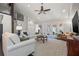Bright living room with high ceilings, modern decor, and comfortable seating at 1205 13Th N St, St Petersburg, FL 33705