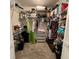 Walk-in closet with ample shelving, rods, and carpeted floors at 2021 E Del Webb Blvd, Sun City Center, FL 33573