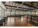 Elegant clubhouse restaurant with wood floors, comfortable seating, and scenic views of the golf course at 23523 Gracewood Cir, Land O Lakes, FL 34639