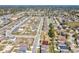 Wide aerial view of the neighborhood, displaying the house's location, nearby park, and community at 248 Argyll Dr, Spring Hill, FL 34609
