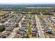 Aerial view showing the property's location within a residential neighborhood with a playground nearby at 248 Argyll Dr, Spring Hill, FL 34609