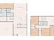 Detailed floor plan showcasing the layout of the home's first and second floors at 248 Argyll Dr, Spring Hill, FL 34609