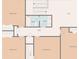 Upstairs layout with bedrooms, loft, and bath are clearly displayed on the floor plan at 248 Argyll Dr, Spring Hill, FL 34609