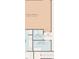Layout of the primary bedroom, bath, laundry, and hall on the floor plan of the home at 248 Argyll Dr, Spring Hill, FL 34609