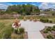 Cozy outdoor seating area with chairs arranged for social gatherings at 8766 Capstone Ranch Dr, New Port Richey, FL 34655