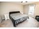 Cozy bedroom featuring plush carpeting, neutral color palette, and bright natural light at 17113 Sunshine Mimosa St, Wimauma, FL 33598