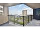 Large balcony with scenic views of the city and ocean at 1600 Gulf Blvd # 817, Clearwater Beach, FL 33767